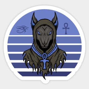 Anubis Egyptian God Sticker